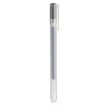 [MUJI 無印良品]膠墨中性筆/0.5/黑(K)黑