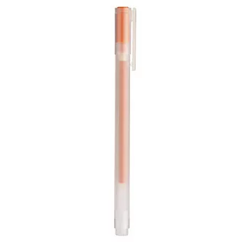 [MUJI 無印良品]膠墨中性筆/0.5/橘(K)