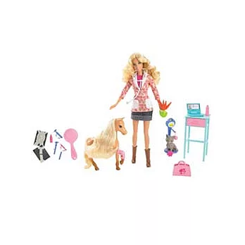 芭比娃娃Barbie◎芭比寵物醫生(馬)