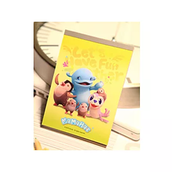 ＜姆姆抱抱系列＞好開心便條紙(黃)