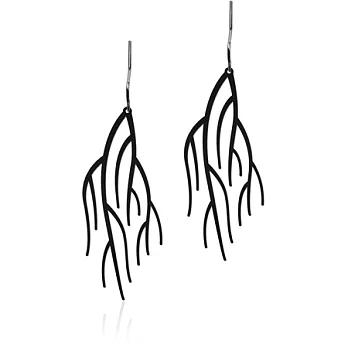 moorigin / 寂靜耳環/ 霧黑