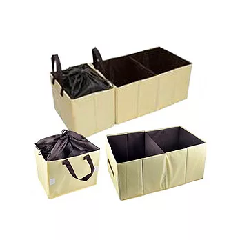 實用汽車收納袋《三合一》收納+購物袋+保溫保冷袋 -3格