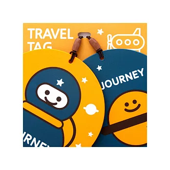 圓嘟嘟行李吊牌-Space外太空
