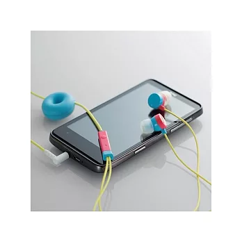 ELECOM 甜 甜 圈 耳 麥 (粉/藍AS)