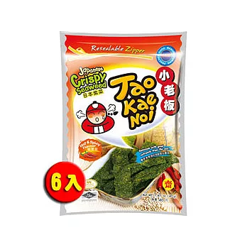 《泰國小老板海苔》厚片海苔辣味40g(超值組6入)