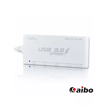 aibo USB 3.0 超高速多合一讀卡機-白色