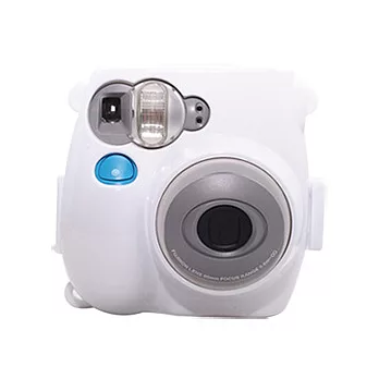 Kamera for instax mini 7s 專用透明水晶殼(白)