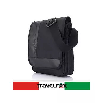 Travel Fox 旅狐柏斯特鑽紋側背包(黑)(TB600-01)