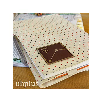 uhplus 星座書衣系列-牡羊座米白