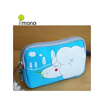 【iimono】羊系列-隨身收納萬用小包(水藍)