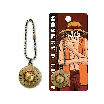 航海王-魯夫帽珠鍊吊飾A款