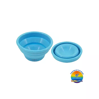 La Mare矽緻 寶貝隨行碗--象象藍