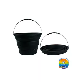 La Mare矽緻 折疊水桶--尊爵黑