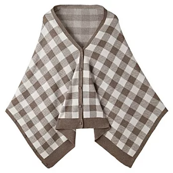 [MUJI 無印良品]嫘縈混溫調多用披肩大棕格