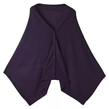[MUJI 無印良品]嫘縈混溫調多用披肩紫色