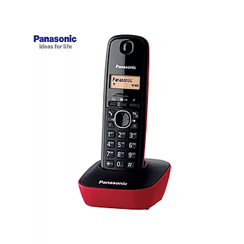 PanasonicDECT數位無線電話_KX-TG1611TWR(公司貨)-紅色