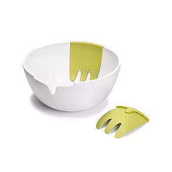 《JOSEPH》Hands 沙拉碗附2叉組(白)