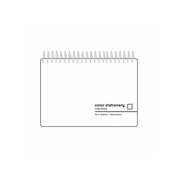 MIDORI CL系列線圈小MEMO ＜B7＞ 純白