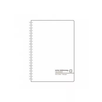 MIDORI CL系列雙線圈筆記本＜B6＞ 純白