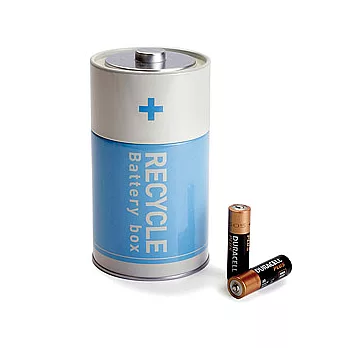 《MB》Battery 電池回收暫存桶(藍)
