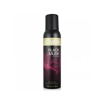 《COTY》JOVAN Black Musk 女用爽身噴霧(黑麝香)-150ml