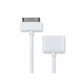 iPhone/iPad 專用傳輸充電延長線(公對母)-白色白色
