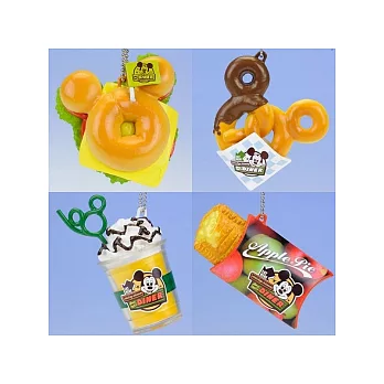 《迪士尼》米奇 Big Food造型吊飾（單個隨機出售)--ReMent出品