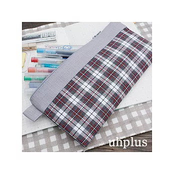 uhplus 格紋筆袋系列-學院風
