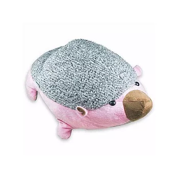 刺蝟造型USB多功 能保暖枕-粉紅