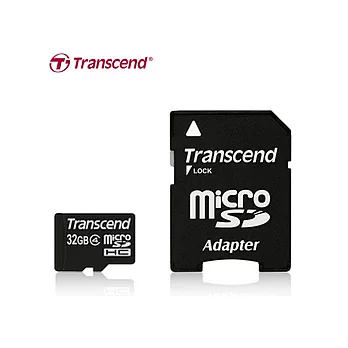Transcend 創見 32G microSDHC Class 4 記憶卡贈保護貼