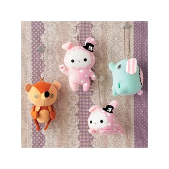 San-X 魔幻馬戲團絨毛掛飾-松鼠先生站姿