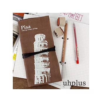 uhplus 世界紀行筆袋系列-PISA。比薩斜塔