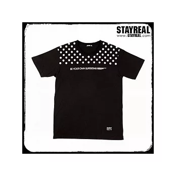 STAYREAL 時尚一點點-黑色-黑標潮流版M號