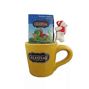 詩尚草本 celestial seasonings 歡樂聖誕杯組-黃(人氣綜合)印度香料茶等