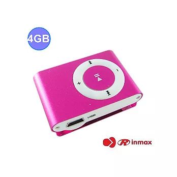 Rinmax 輕巧音樂夾 MP3_4GB(QQ粉)
