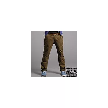 【男人幫】K0356＊【復刻率性潑漆造型休閒褲】軍綠色36腰