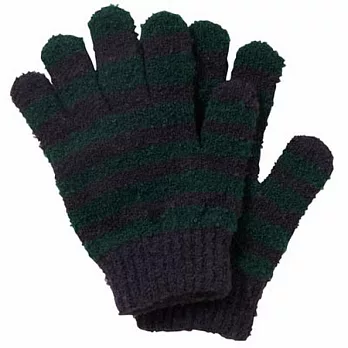 [MUJI 無印良品]兒童伸縮手套藍x綠