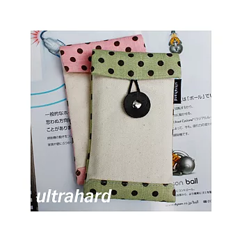 ultrahard 封筒式多用途收納袋(手機袋)-草間的水玉