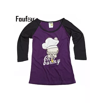 《FOUFOU》七分袖T-廚師邦妮(紫中性版XL)