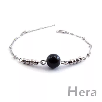 【Hera】伊人物語黑玉髓簡約自我風手鍊