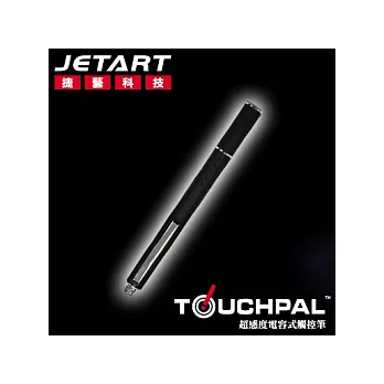 Jetart 捷藝 TouchPal 筆套系列 TP3100 加重金屬筆身 高感度觸控筆 [黑]