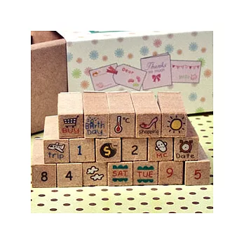 MiniFriends印章組-星期記事