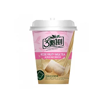 《三點一刻》經典玫瑰花果奶茶熱飲杯(20公克 x6杯/組)
