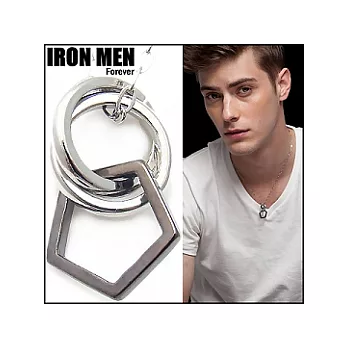 【IRON MEN】庫倫洛夫˙五角星串316L鋼項鍊
