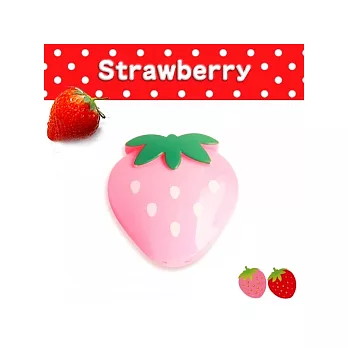 【草莓系列 】草莓造型多功能整理盒/粉色