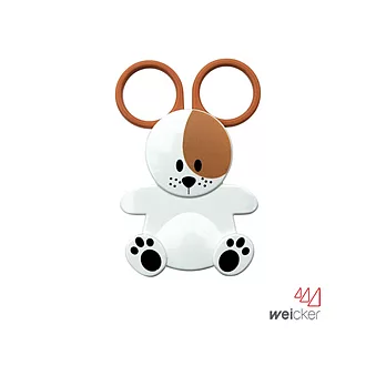 ☆日本製☆攜帶式不鏽鋼食物剪刀-可愛狗(背面附磁鐵喔)