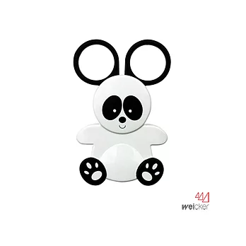 ☆日本製☆攜帶式不鏽鋼食物剪刀-俏熊貓(背面附磁鐵)