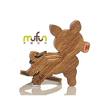[mufun] 餅乾鑰匙圈-台灣野豬