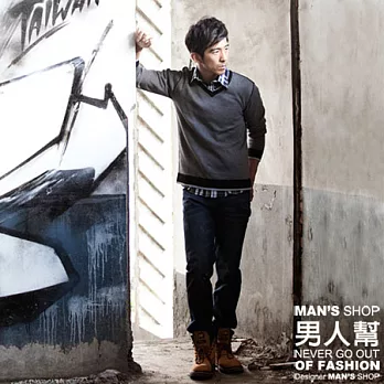 【男人幫】K0355＊【百搭精緻車線中直筒牛仔褲】40腰