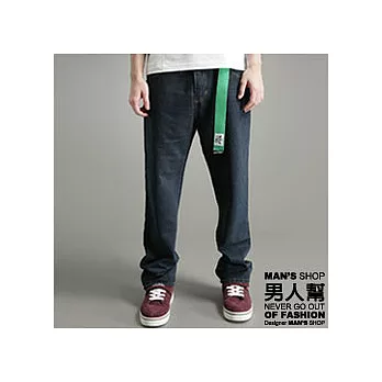 【男人幫】K0360＊【型男簡約單寧牛仔褲】46腰